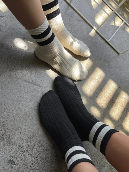 Le Bon Shoppe - Her Varsity Socks - La Lovely Vintage 