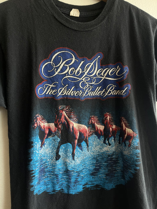 Vintage 1980 Bob Seger and the Silver Bullet Band Tour T-Shirt