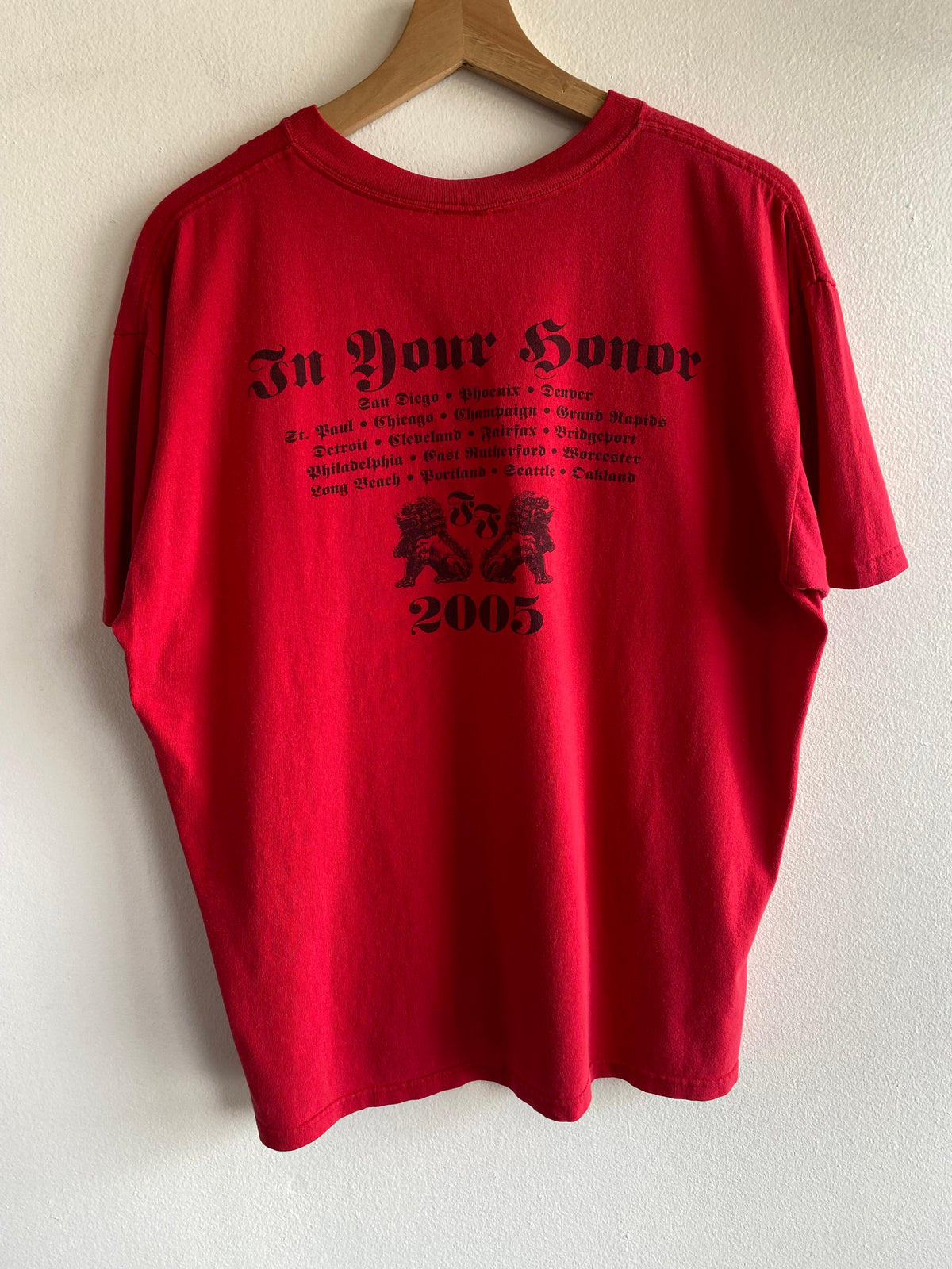 Vintage 2005 Foo Fighters Tour T-Shirt - La Lovely Vintage 