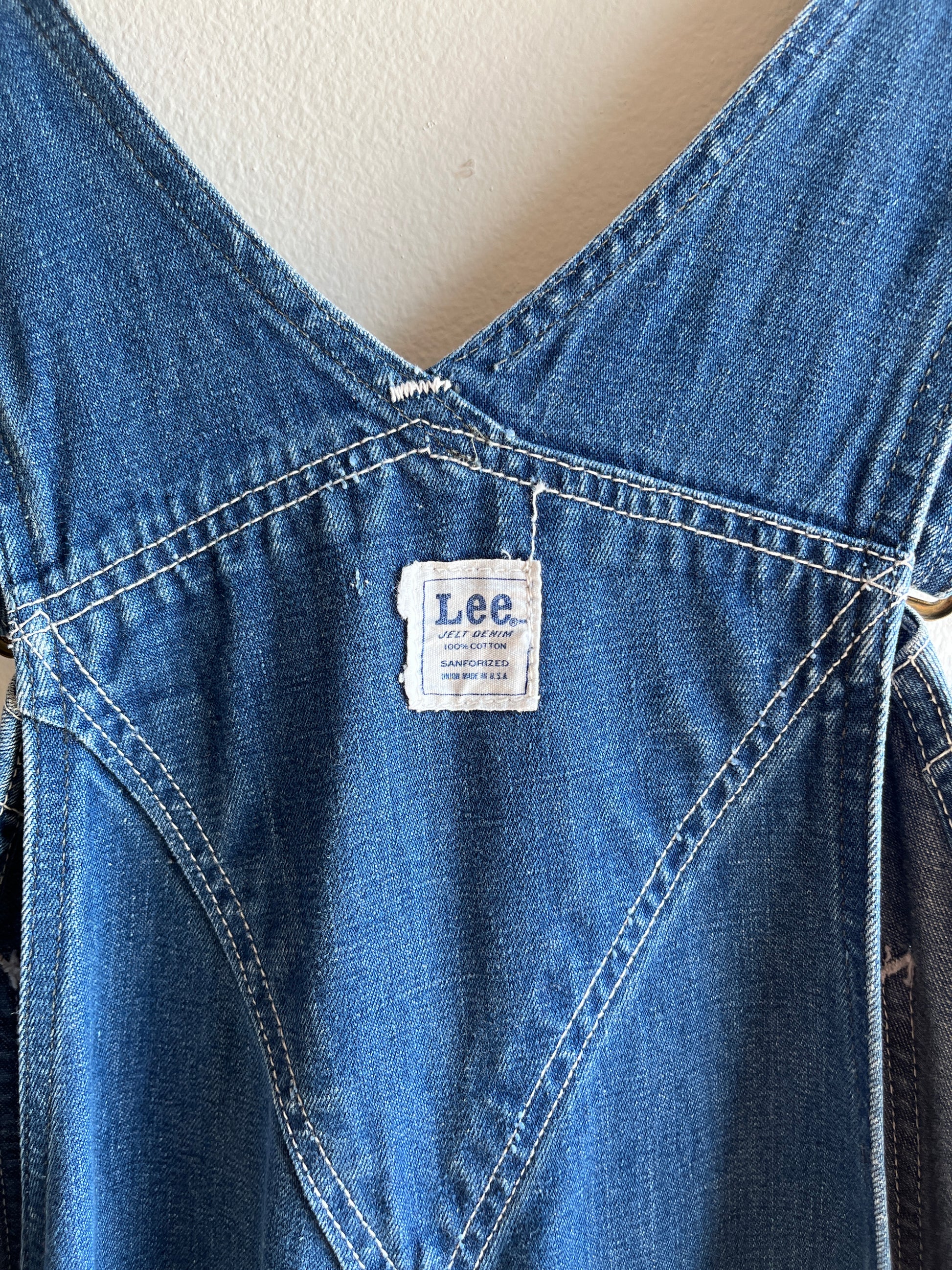 Vintage 1960/70’s Lee Jelt Denim Overalls - La Lovely Vintage 