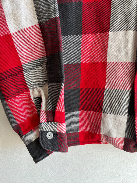 Vintage 1950’s Plaid Cotton Flannel Shirt