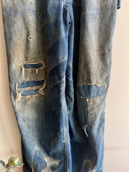 Vintage 1930’s Montgomery Ward “Pioneer” Denim Overalls