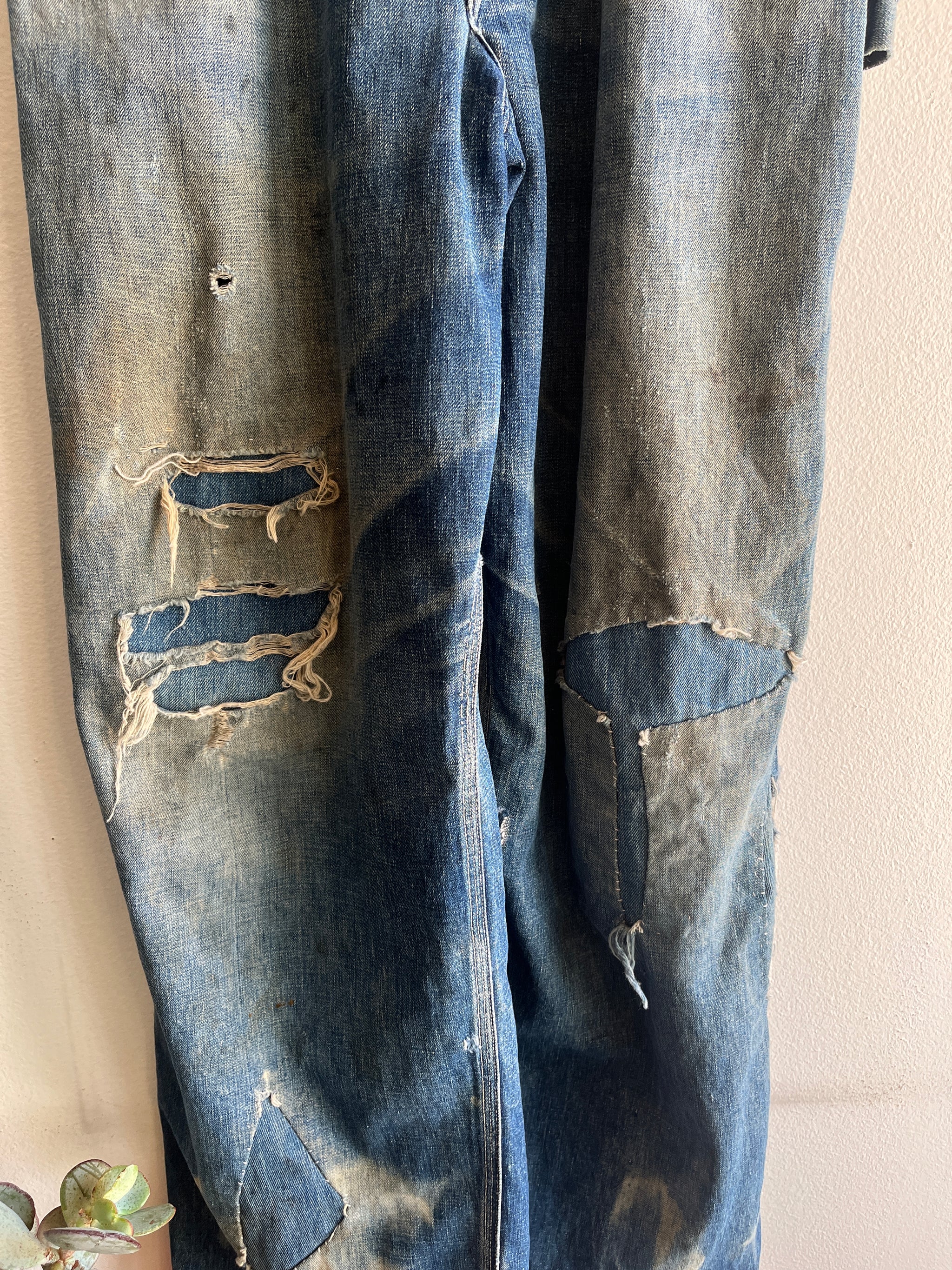 Vintage 1930's Montgomery Ward “Pioneer” Denim Overalls – La