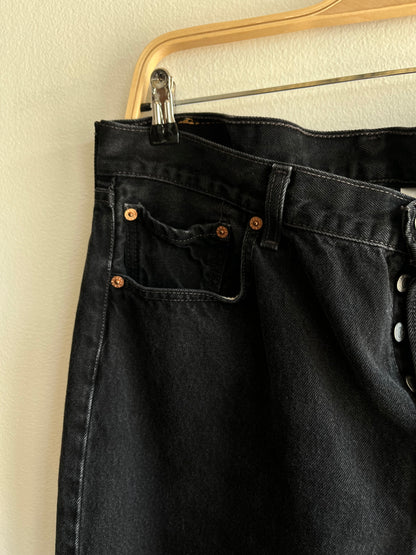Vintage Y2K Levi’s 501 Black Denim Jeans