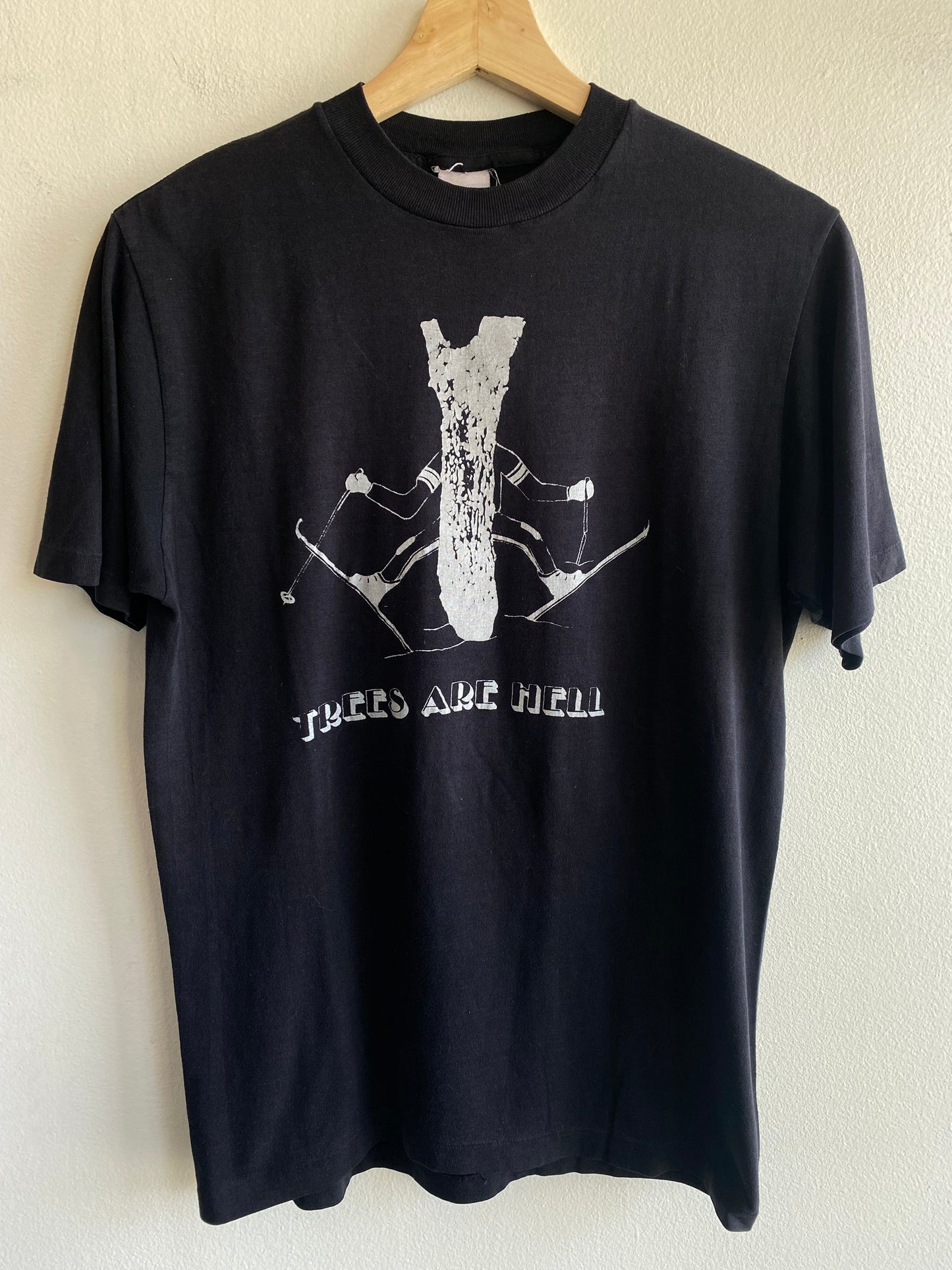 Vintage 1970/80’s “Trees are Hell” Skiing T-Shirt