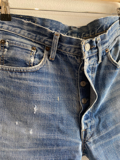 Vintage 1960/70’s Levi’s “Big E” 501 Selvedge Denim Cut-Off Shorts