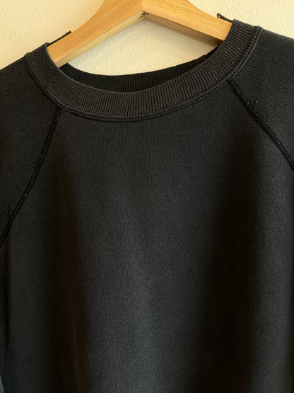 Vintage 1980’s Blank Black Sweatshirt - La Lovely Vintage 