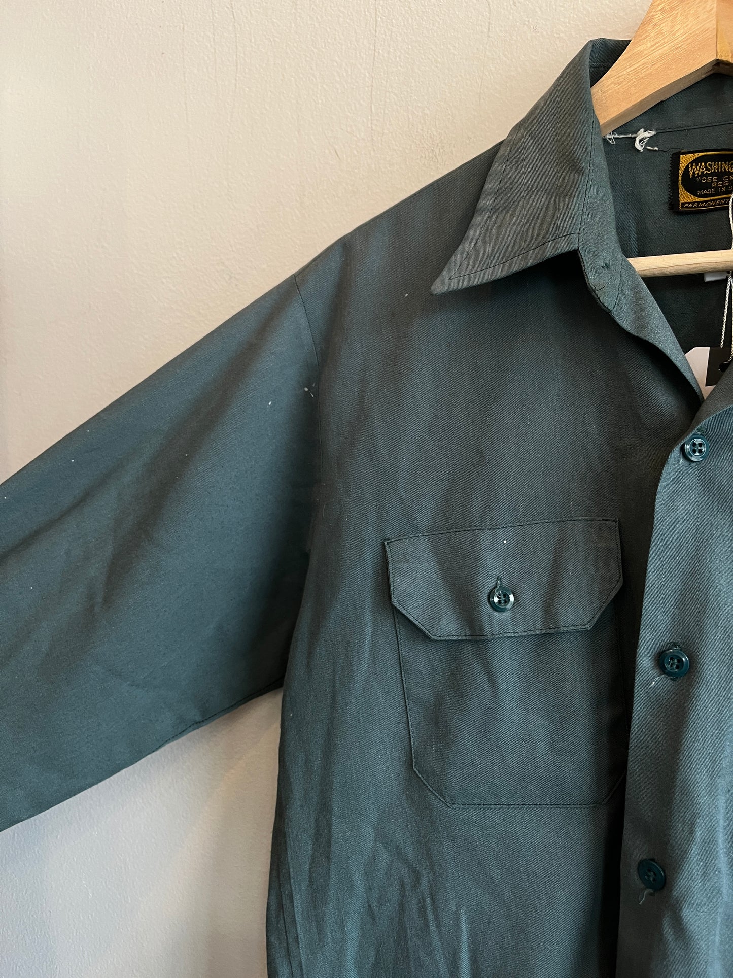 Vintage 1960’s Washington DeeCee Button-Up Work Shirt