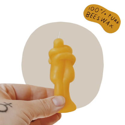 Rani Ban - Natural Beeswax Hug Candle - La Lovely Vintage 