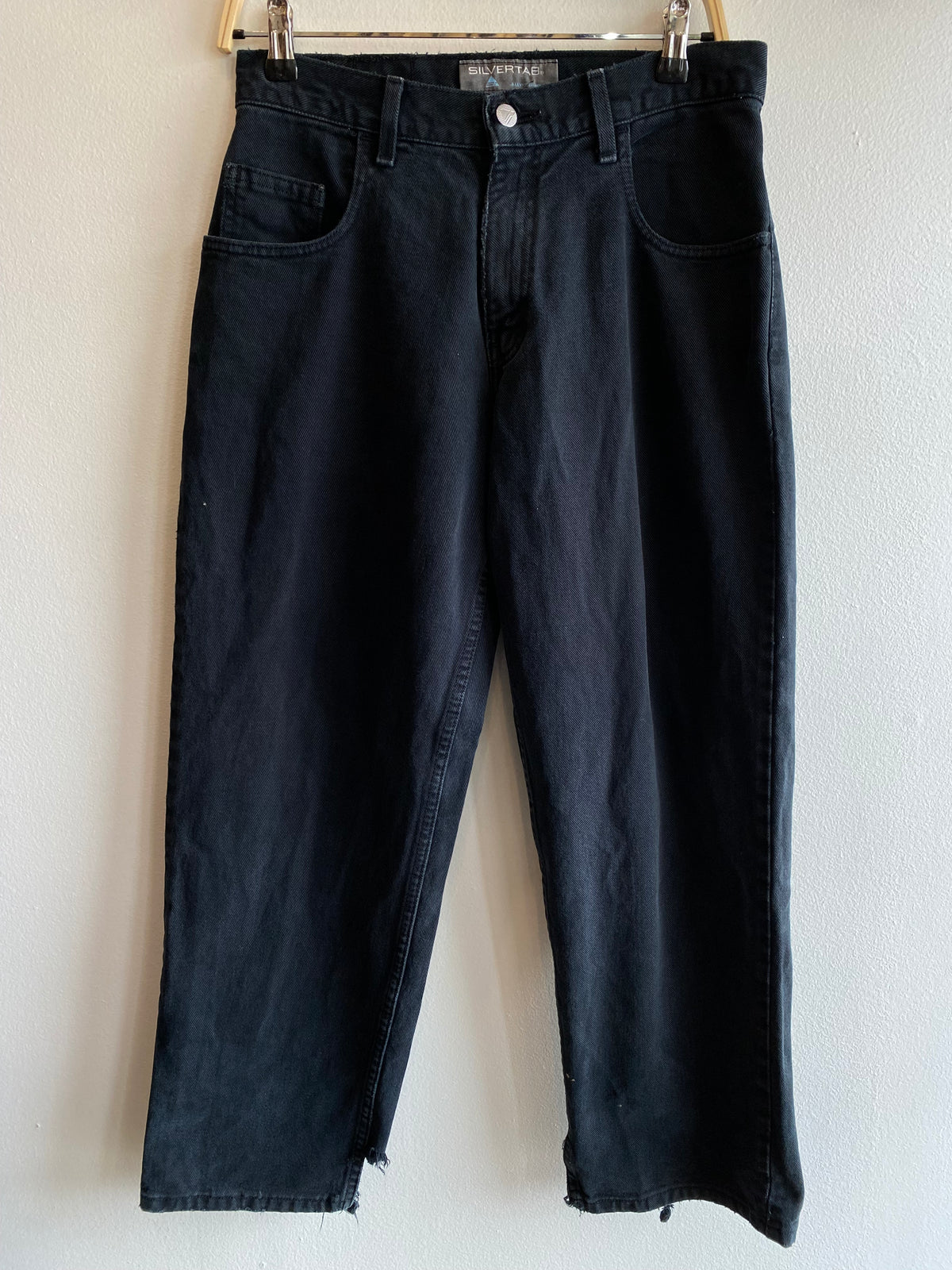 Vintage 1990’s Levi’s Silver Tab Black Baggy Denim Jeans - La Lovely Vintage 
