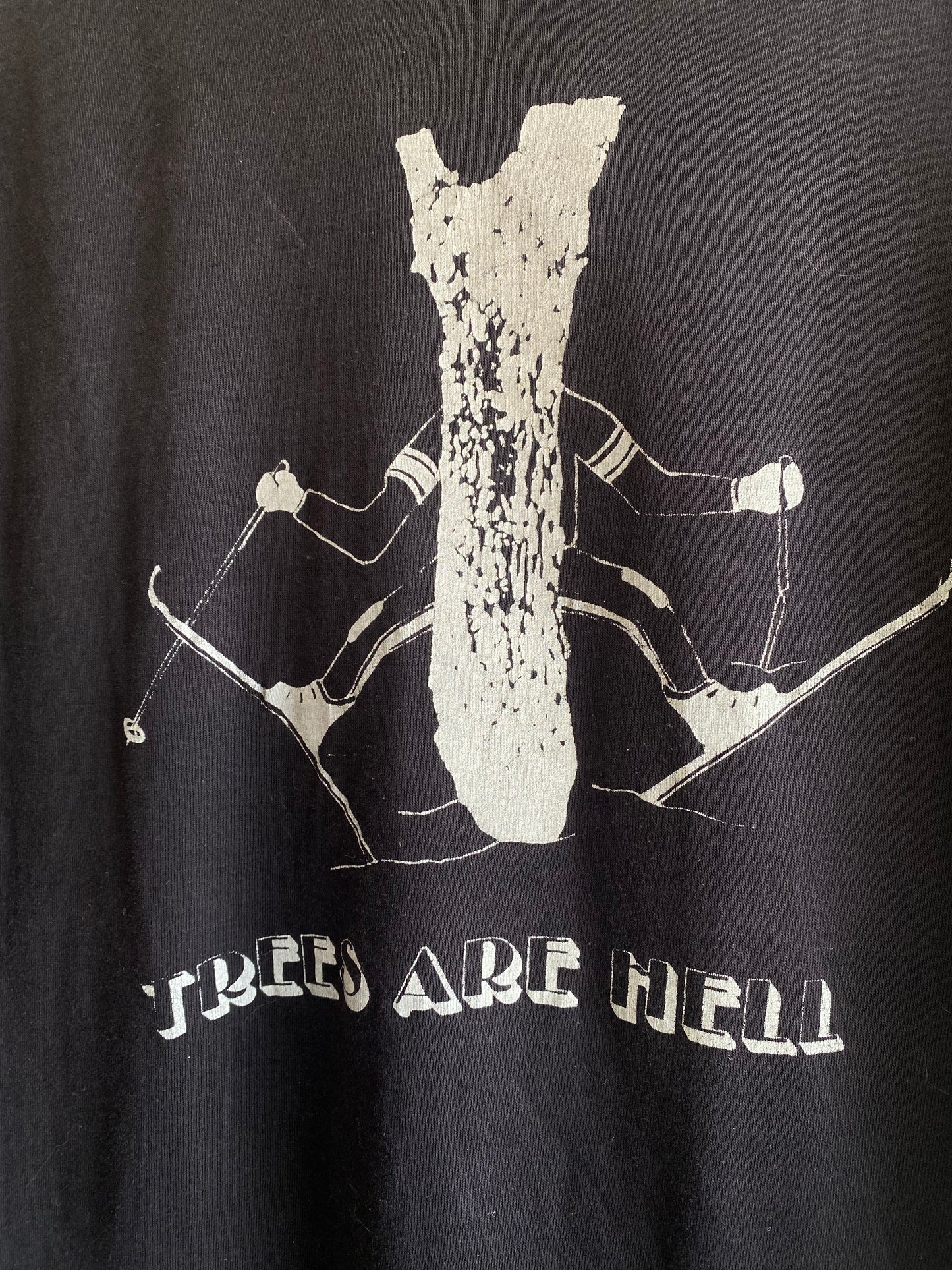 Vintage 1970/80’s “Trees are Hell” Skiing T-Shirt