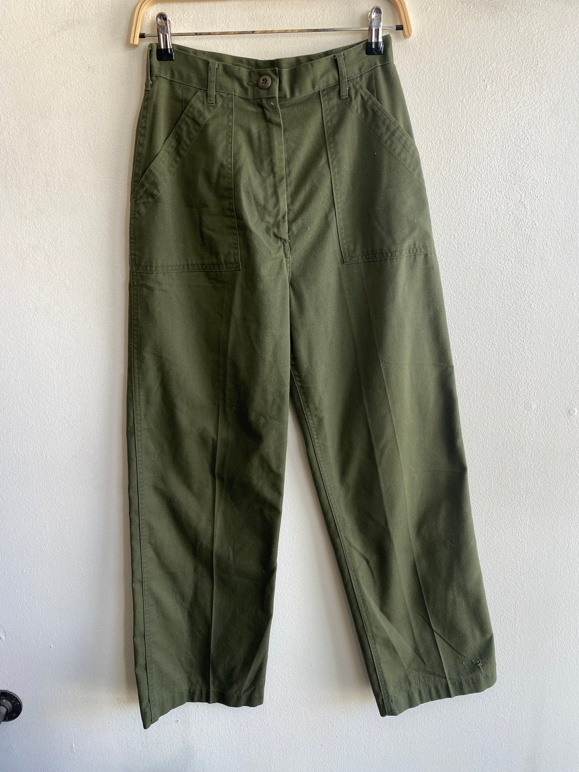 Vintage 1970’s OG-507 Women’s Military Fatigue Trousers - La Lovely Vintage 
