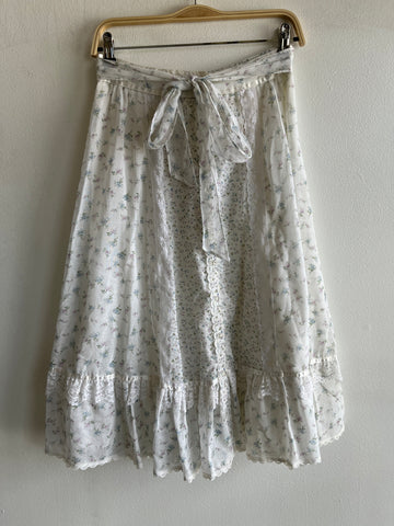 Vintage 1970’s Gunne Sax “Gunnies” Floral Skirt