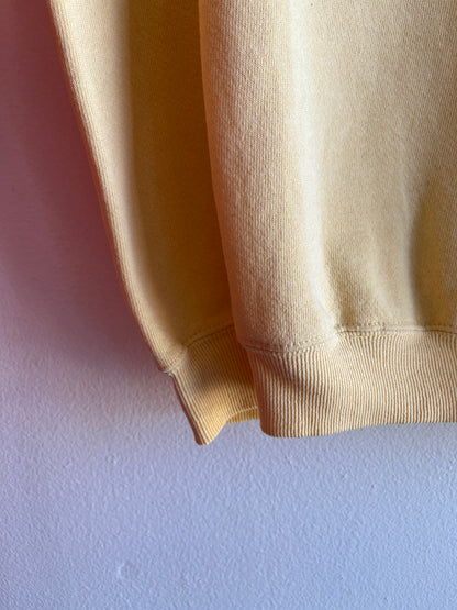 Vintage 1980’s Pale Yellow Short-Sleeved Sweatshirt