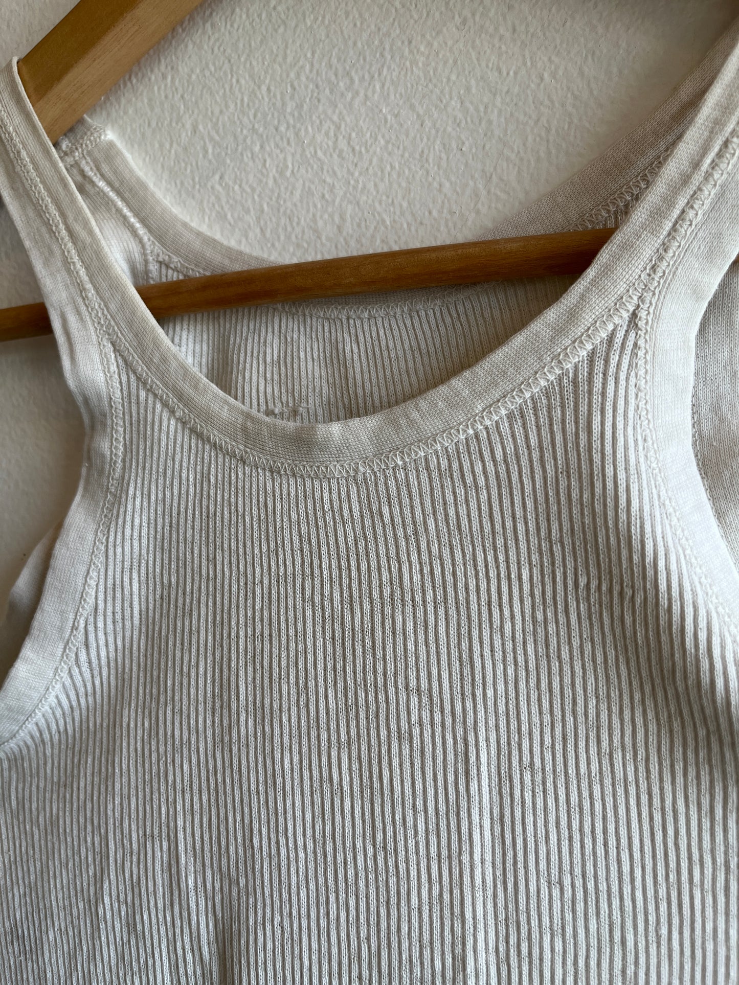 Vintage 1950’s Ribbed Tank Top Shirt