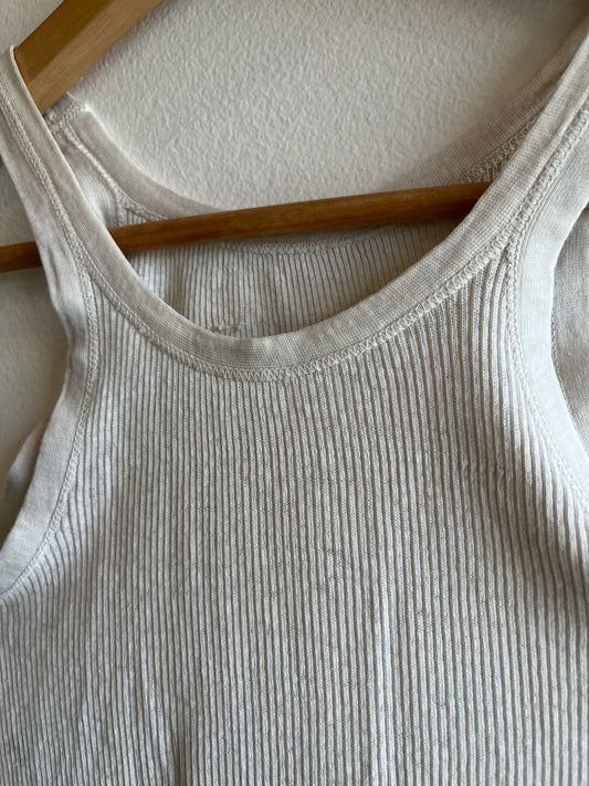 Vintage 1950’s Ribbed Tank Top Shirt