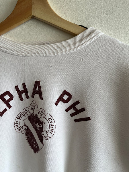 Vintage 1950’s Champion “Alpha Phi” Cotton Sweatshirt