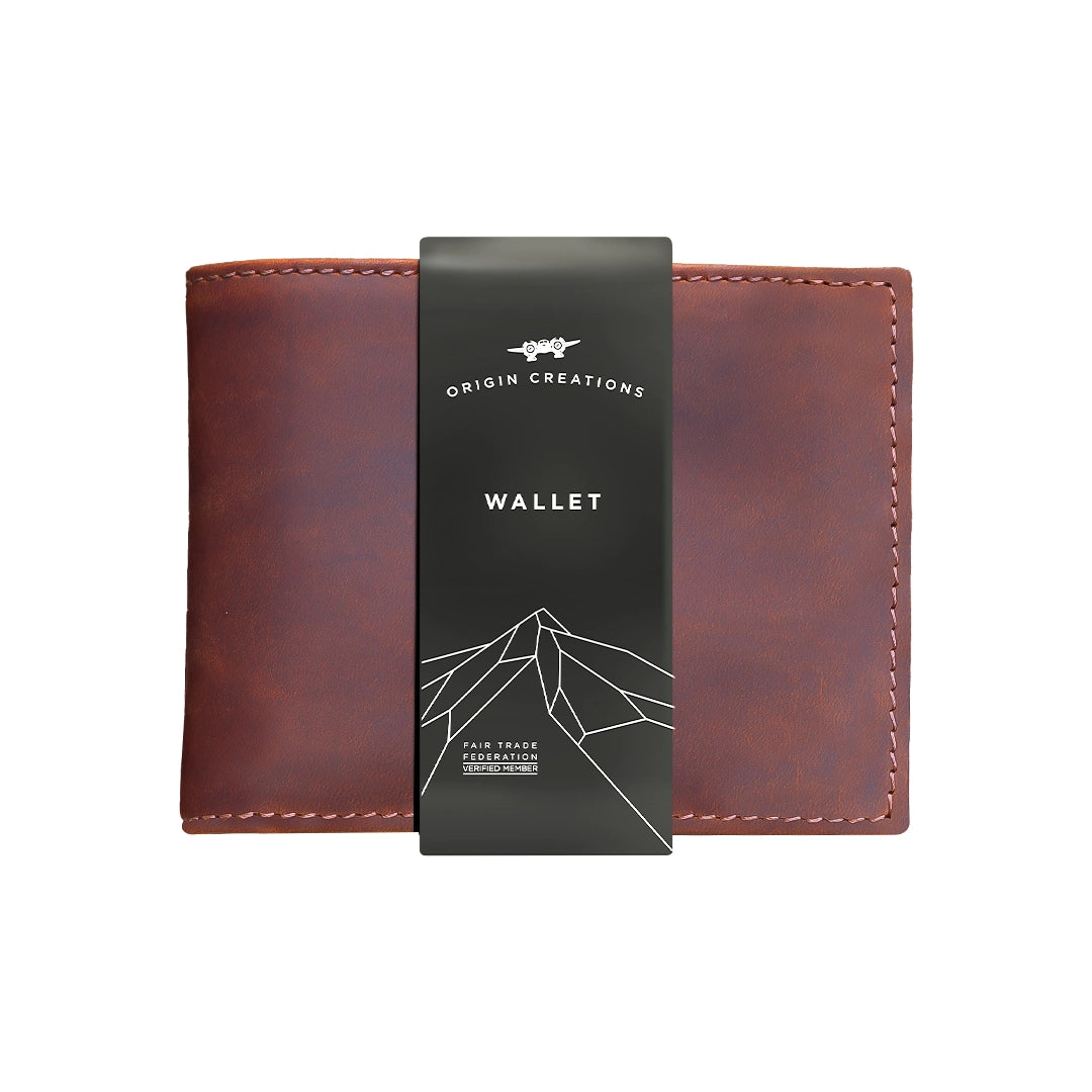 Origin Creations - Leather Bifold Wallet - La Lovely Vintage 