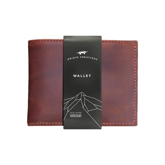 Origin Creations - Leather Bifold Wallet - La Lovely Vintage 
