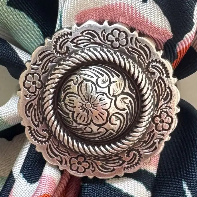Last Chance Textiles - Concho Scarf/Bandana Slide - La Lovely Vintage 