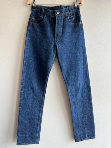 Vintage 1980’s Dark-Wash Levi’s 701 Denim Jeans