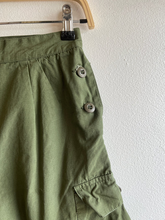 Vintage 1970’s OG 107 Poplin Women’s Side Button Military Fatigues/Trousers