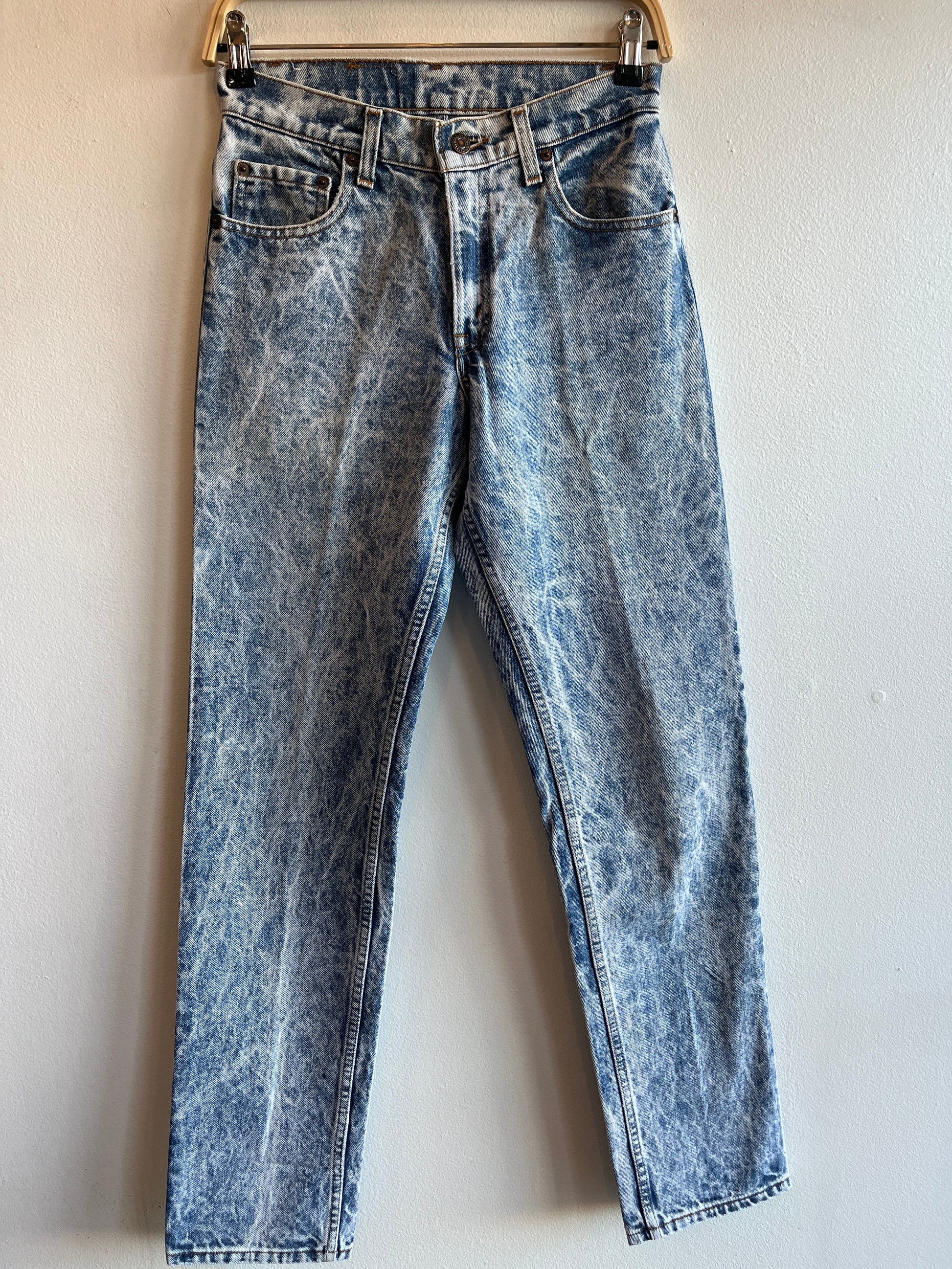 Vintage 1980's Levis 506 Acid Wash Denim Jeans - La Lovely Vintage 