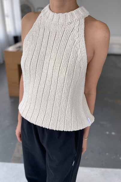 Le Bon - Claire Cotton Sweater Tank - La Lovely Vintage 