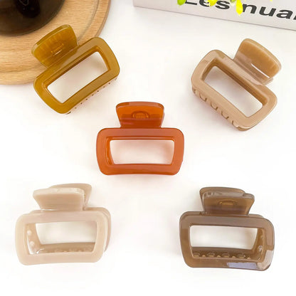 Small Square Thickened Hair Claw Clip