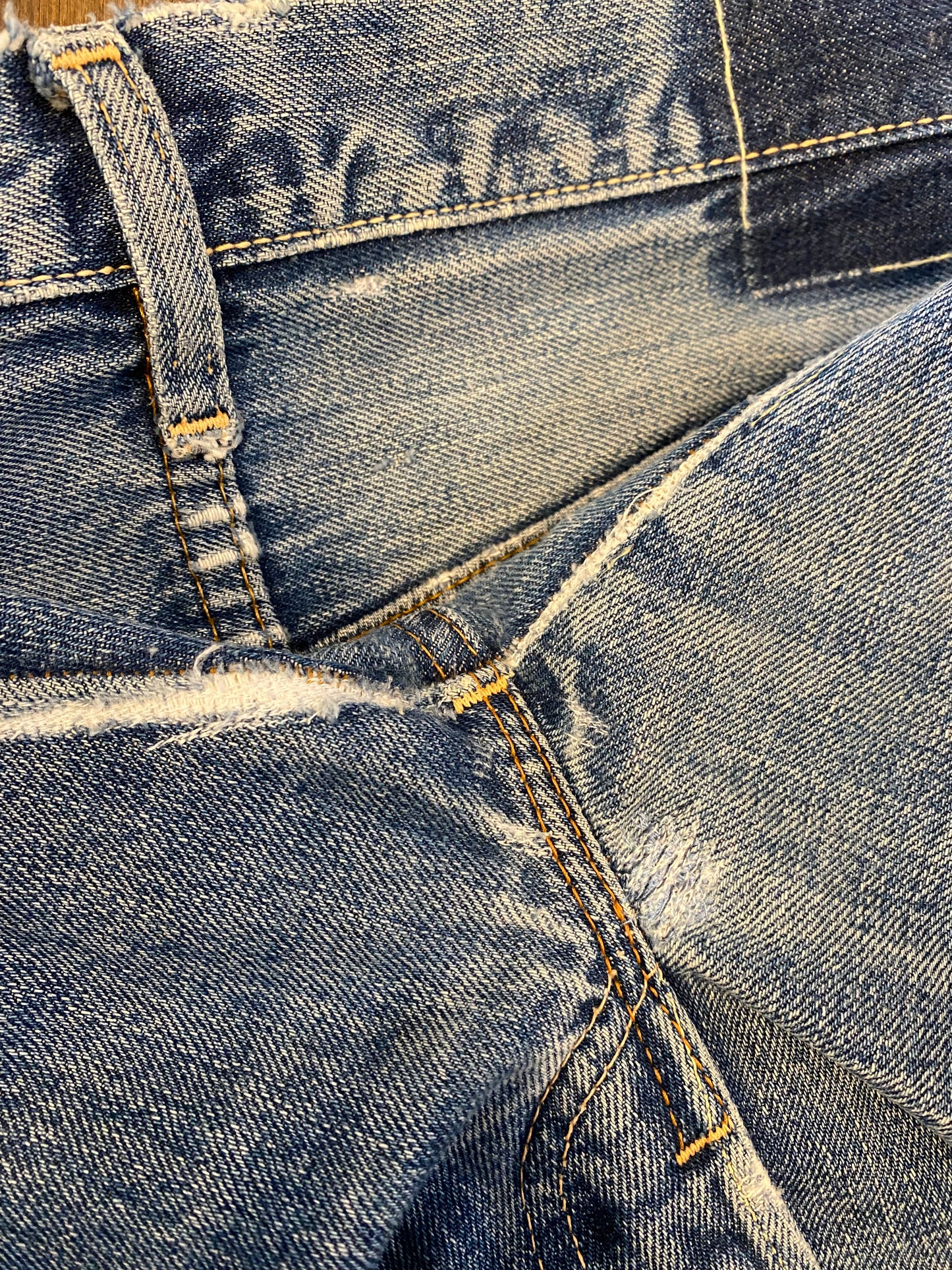 Vintage 1960/70’s Levi’s “Big E” 501 Selvedge Denim Cut-Off Shorts