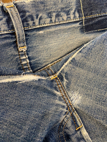 Vintage 1960/70’s Levi’s “Big E” 501 Selvedge Denim Cut-Off Shorts