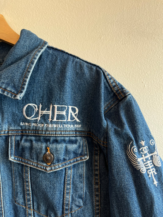 Vintage 2002 Cher Tour Denim Jacket - La Lovely Vintage 