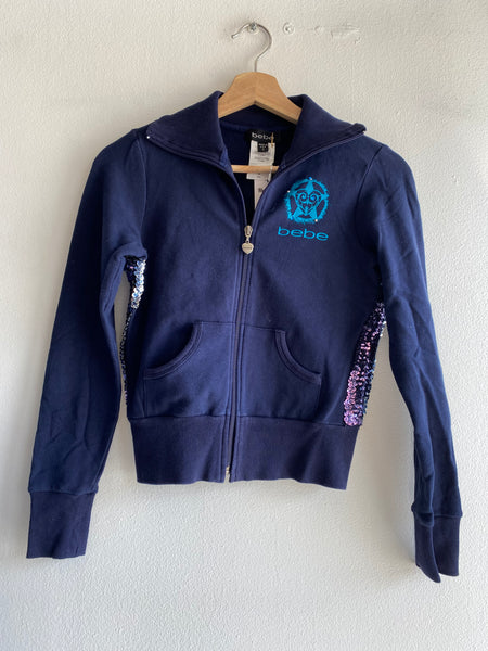 Vintage Y2K navy blue BEBE sweatshirt
