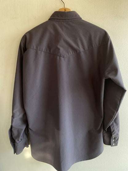 Vintage 1970’s Ely Ribbed Pearl Snap Shirt