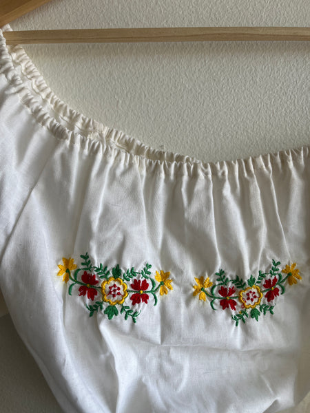Vintage 1960’s German Embroidered Blouse