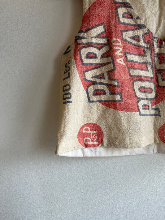 Trash Textiles - Handmade Vintage Feedsack Blouse - La Lovely Vintage 