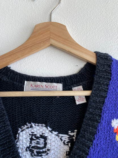 Vintage 1980’s Halloween Novelty Knit Sweater Vest