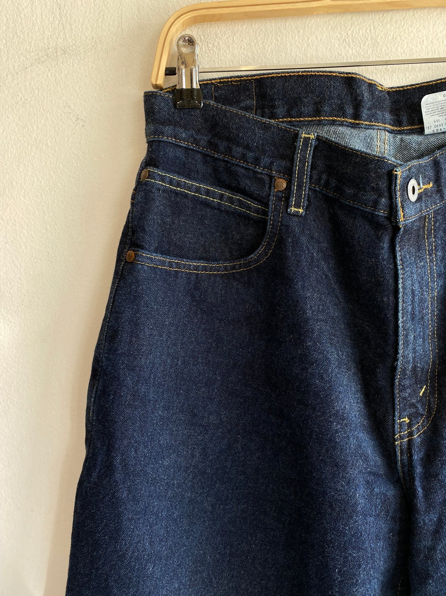Vintage 1990’s Levi’s Dry Goods 595 Denim Jeans