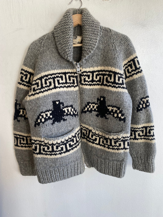 Vintage 1960/70’s Firebird Zip-Up Cowichan Sweater
