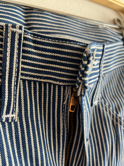 Vintage Deadstock 1970’s Pointer Hickory Striped Denim Carpenter Jeans