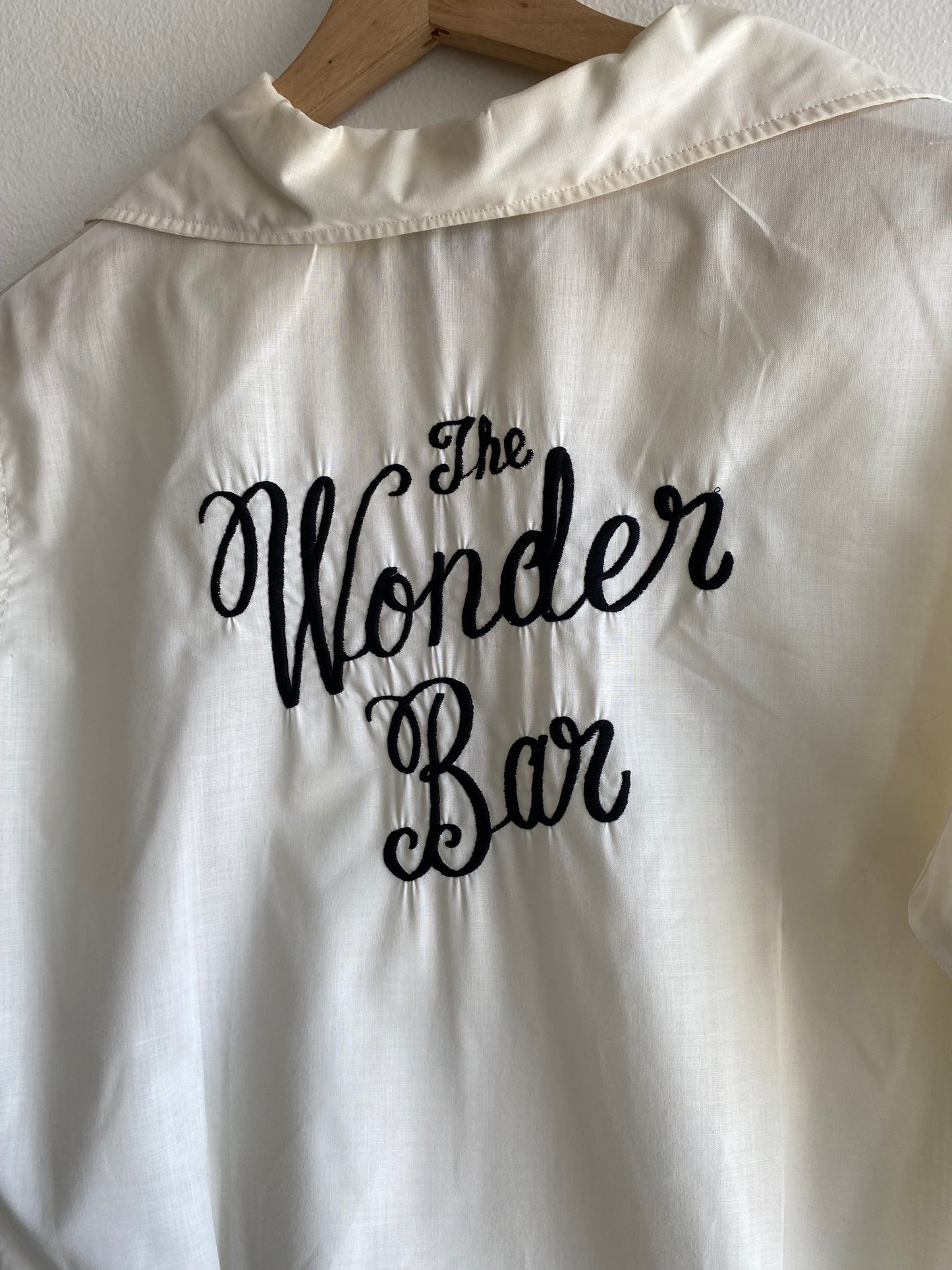Vintage 1950/60’s “the Wonder Bar” Button-Up Bowling Shirt