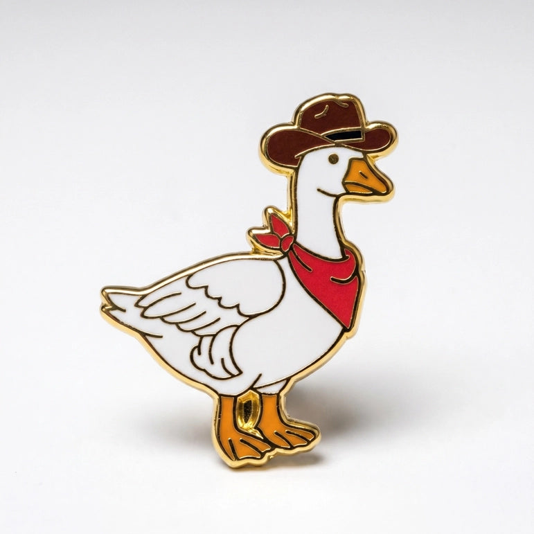 Strike Gently - Enamel Pin - La Lovely Vintage 