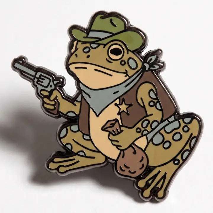 Strike Gently - Enamel Pin - La Lovely Vintage 