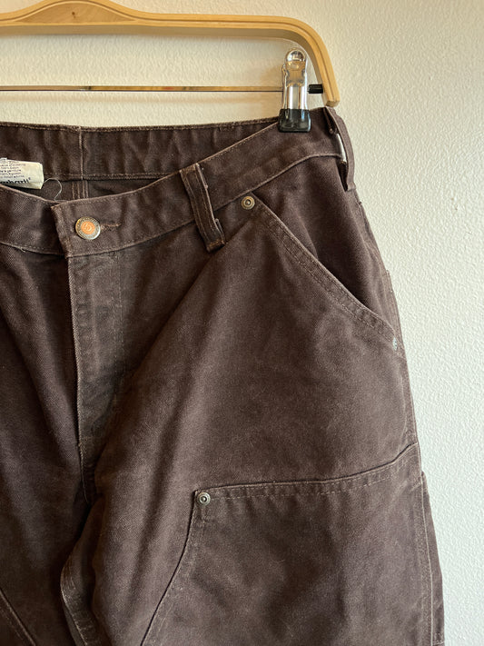 Vintage Y2K Carhartt Double Knee Canvas Work Pants