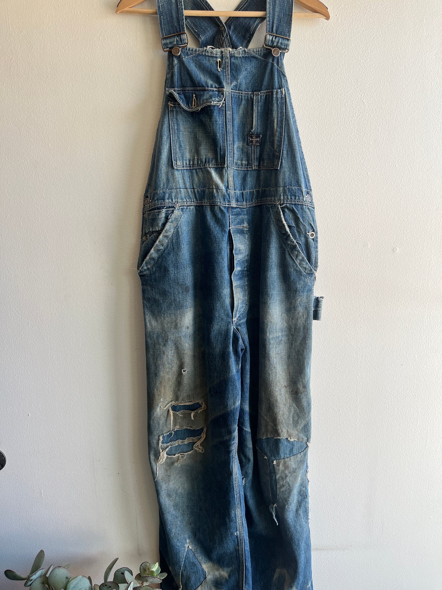Vintage 1930’s Montgomery Ward “Pioneer” Denim Overalls