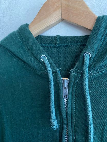 Vintage 1960/70’s Thermal Lined Zip-Up Hooded Sweatshirt