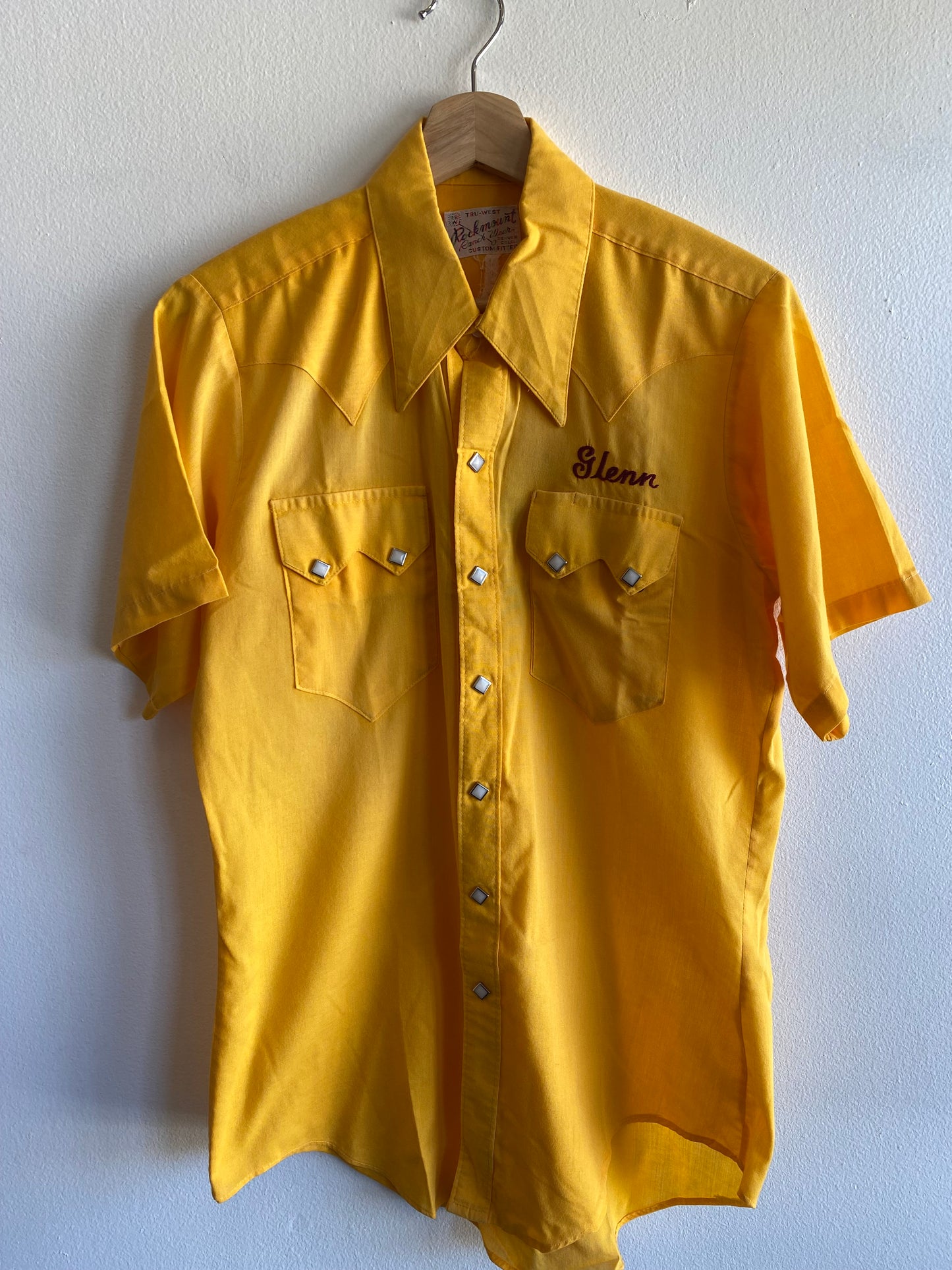 Vintage 1950’s El Jebel Clowns Rayon Pearl Snap Button-Up Shirt