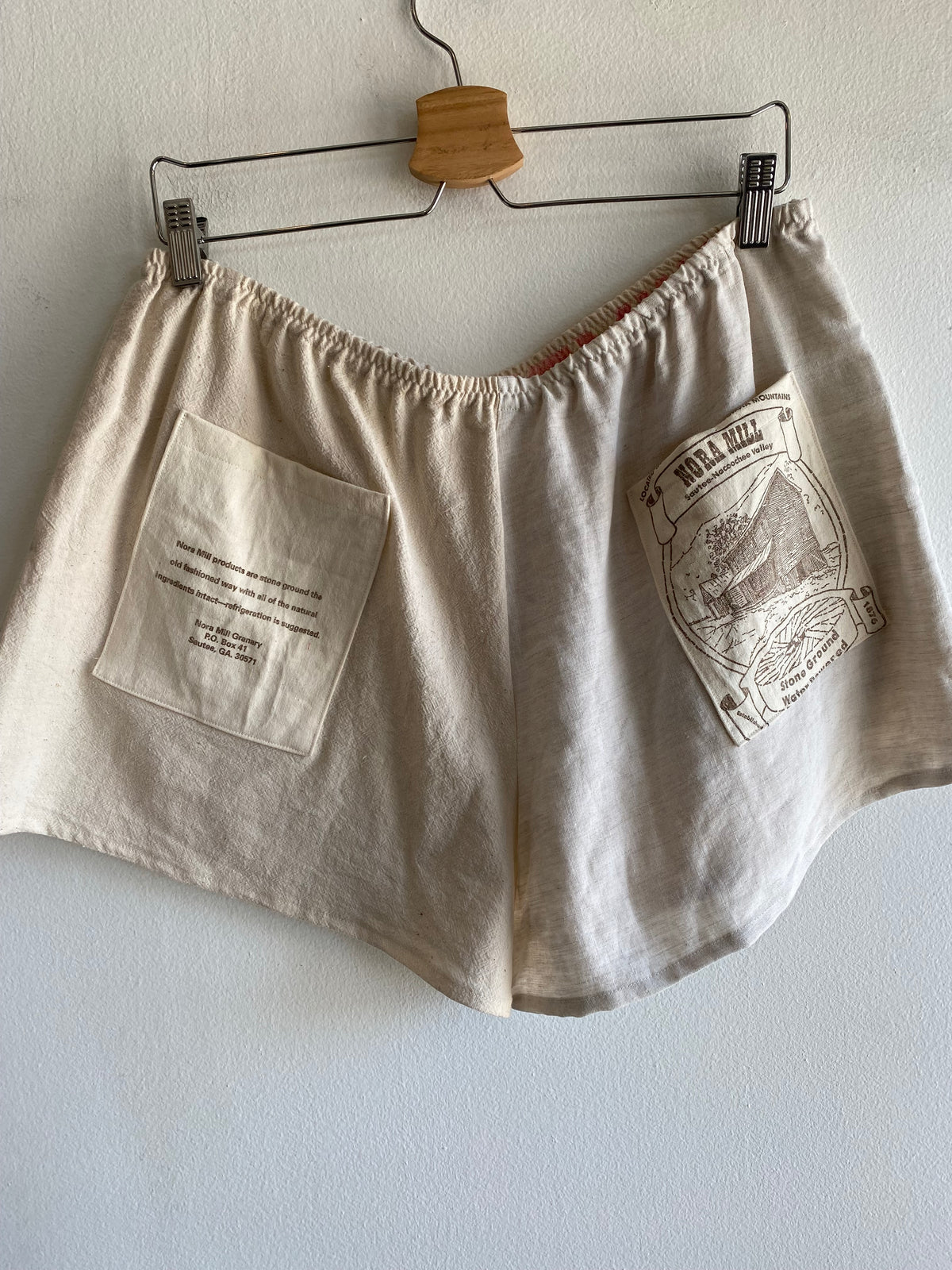 Trash Textiles - Handmade Antique Feedsack Shorts