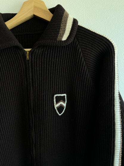 Vintage 1950’s Knit Zip-Up Cardigan - La Lovely Vintage 