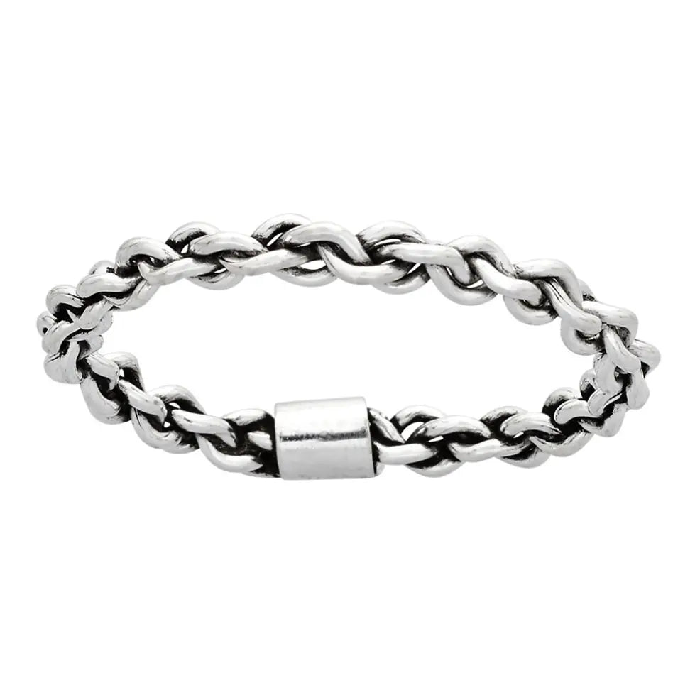Tiger Mountain Jewelry -  Sterling Silver Twisted Link Ring